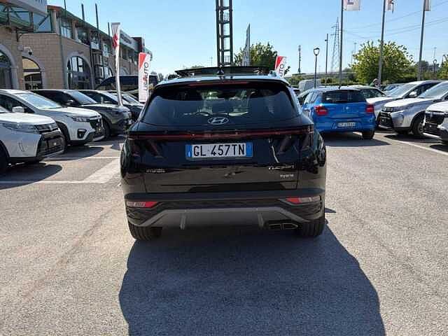 Hyundai TUCSON Hybrid 1.6 HEV 4wd 230cv Exellence Auto-Leather Pack-Tettino Nero