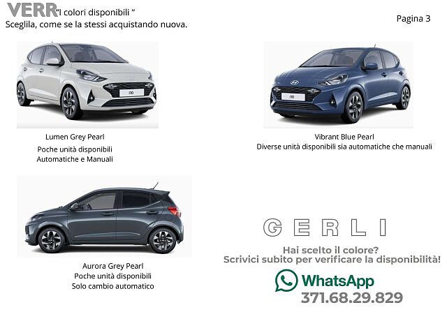 Hyundai i10 i10 1.0 mpi Connectline 63cv KM ZERO PREZZO VERO