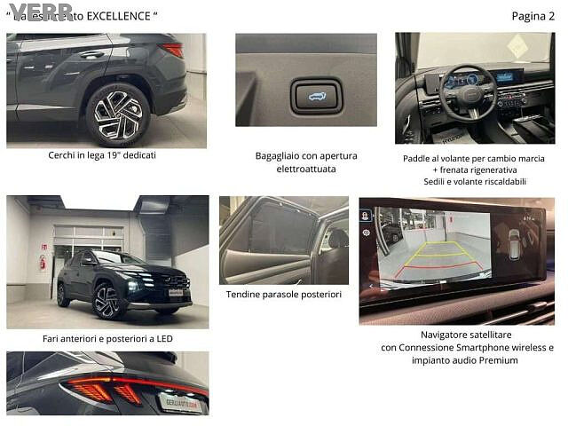 Hyundai TUCSON 1.6 hev Exellence 2wd auto-KM ZERO 11/25 PROMO 48