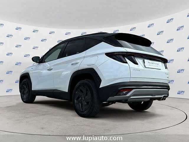 Hyundai TUCSON 1.6 HEV 2wd 239cv Dark Line Auto Bianco